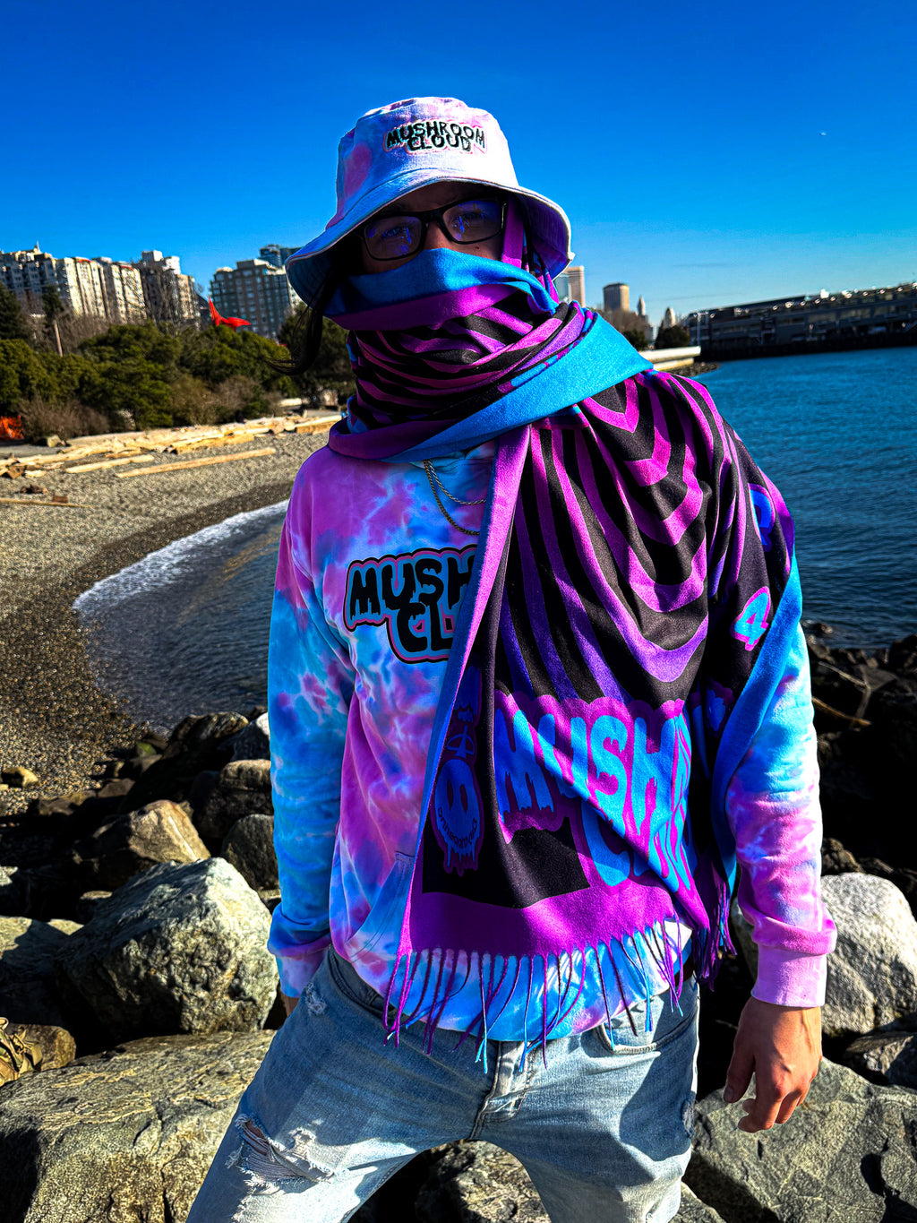 Mushroom Cloud Pashmina